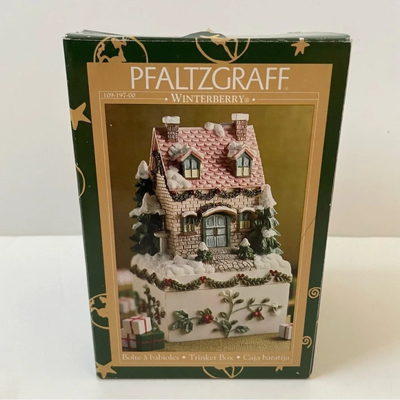 Vintage 2000 Pfaltzgraff Winterberry Trinket Box - Picture 9 of 14